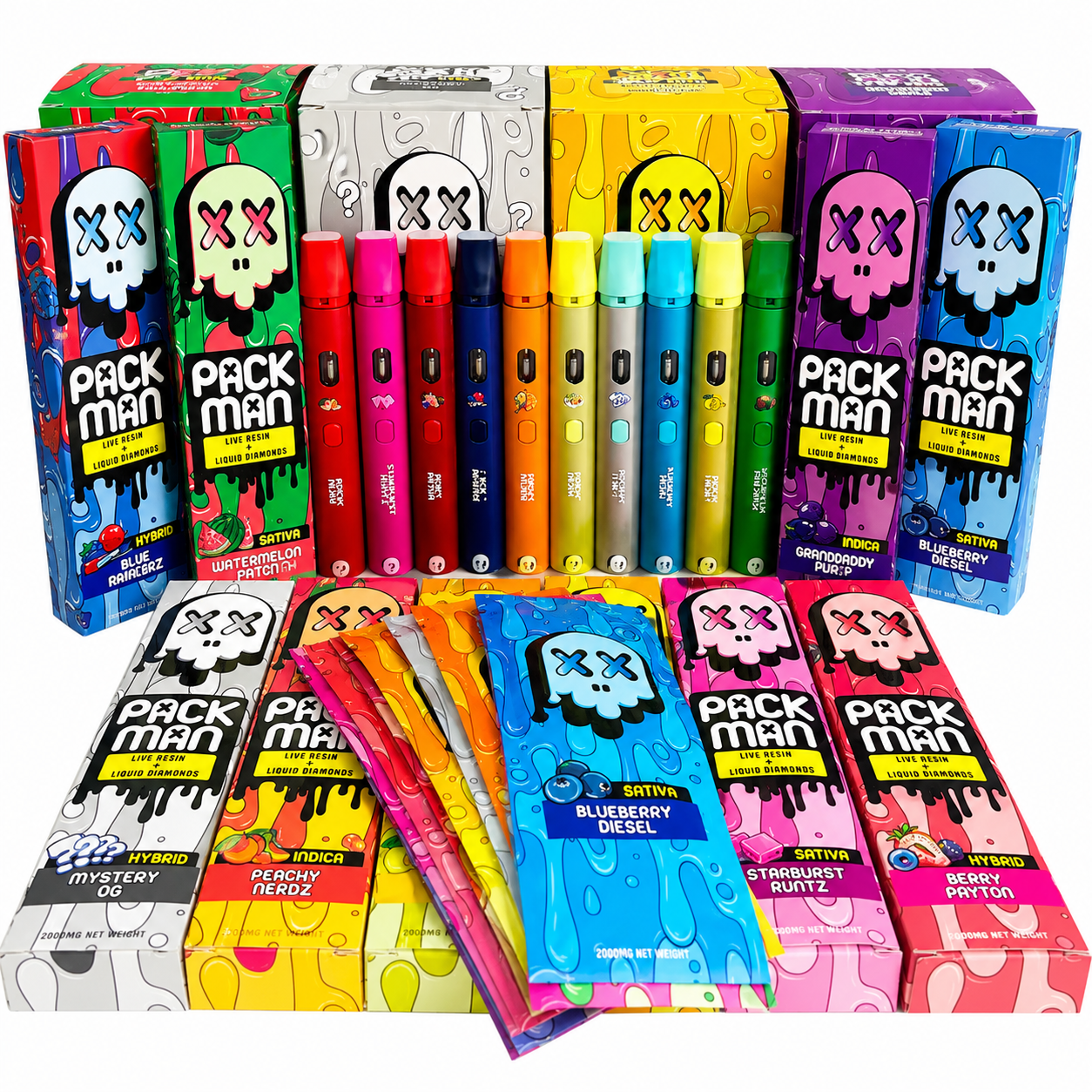 Packman Disposable 2g Live Resin + Liquid Diamonds (1 pz)