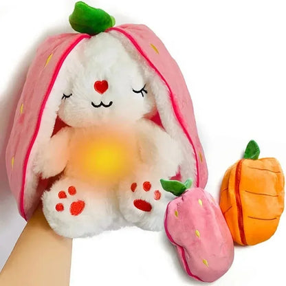 /Cute Music Luminous Breathing Doll with Motion Lights Plush Baby Sleeping Toys Bunny Soft Cartoon Plush Doll Early Childhood..