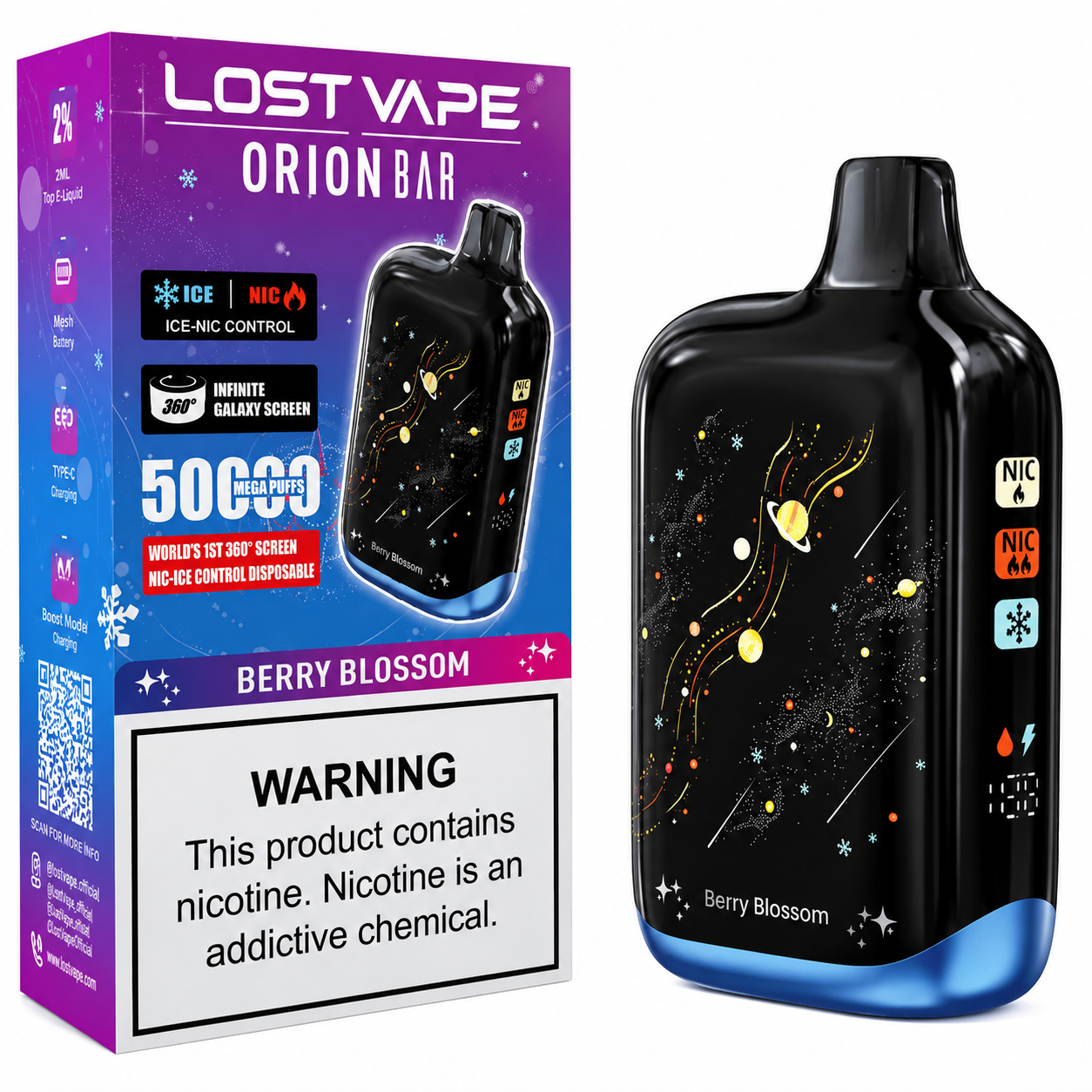 Lost Vape Orion 50000 Hits Mayoreo (Caja 10 Pz)