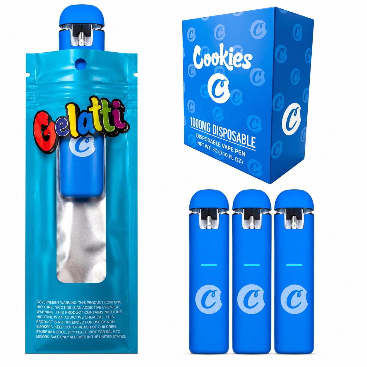 Cookies Disposable Live Resin 2g (1 pz)