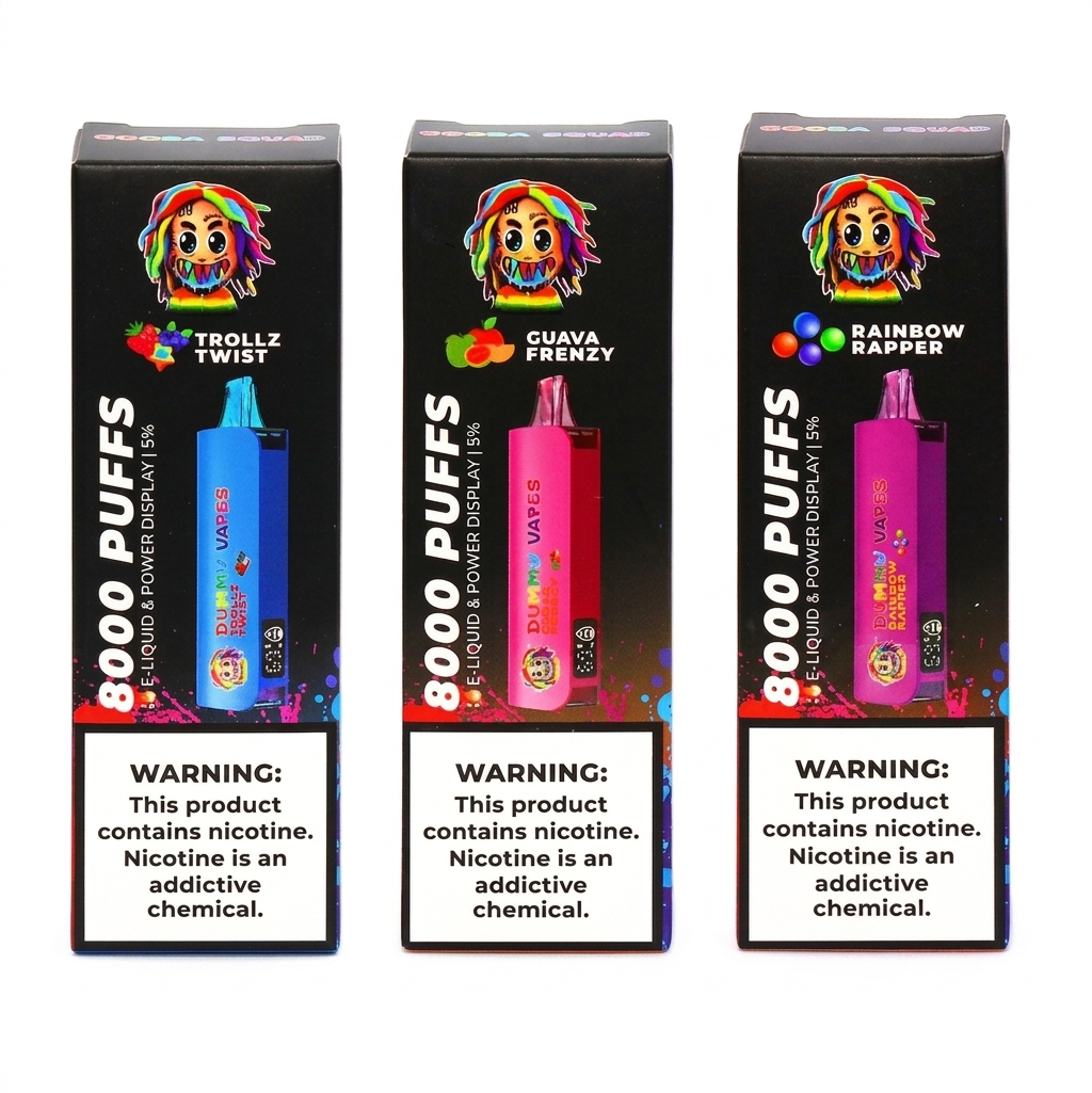 Dummy Vapes 8000 Hits By 6ix9ine Mayoreo (Caja 10 Pz)