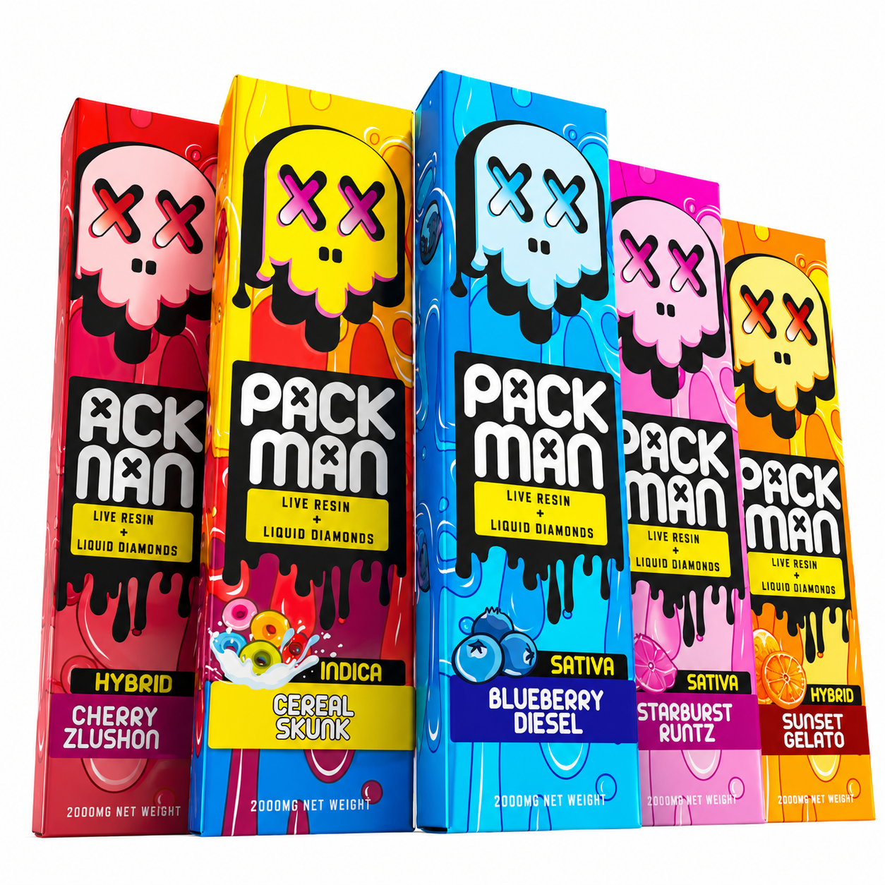 Packman Disposable 2g Live Resin + Liquid Diamonds (1 pz)